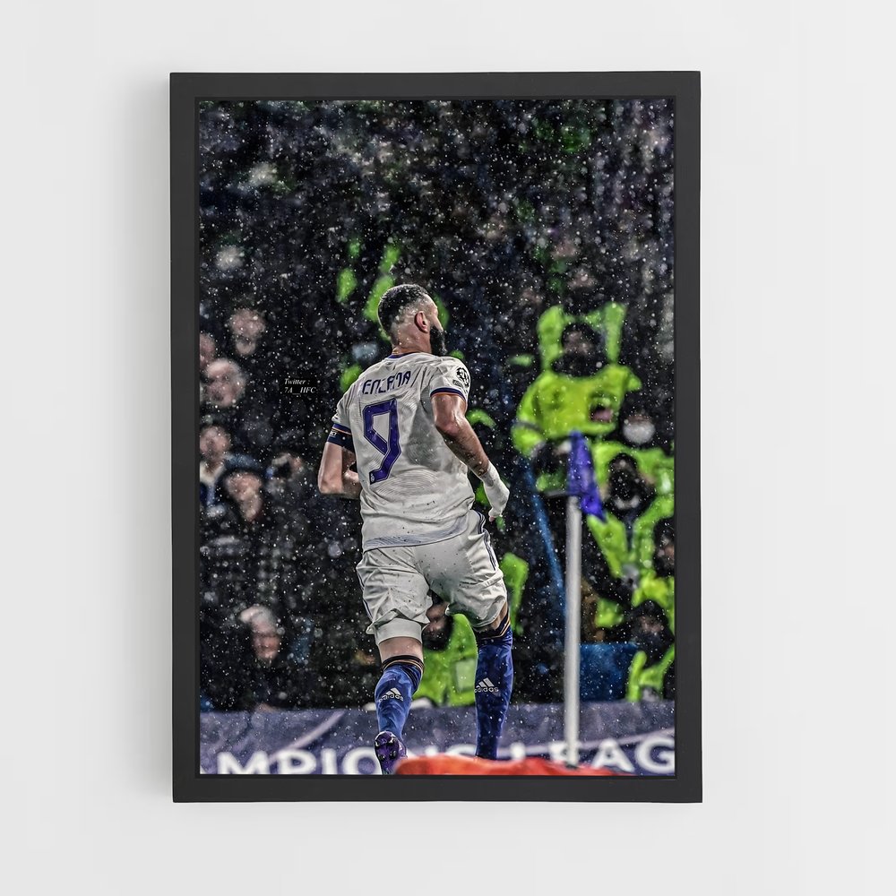 Poster Karim de benzema (vue 2)